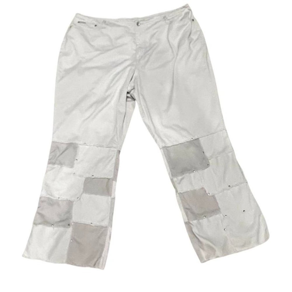 plus size vintage revolt patchwork jeans